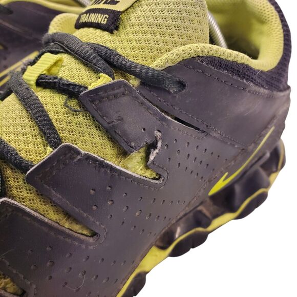 NIKE Shoes REAX 8 TR Mens Size 13 BLACK VOLT Athletic Trainer Sneaker 616272-036 main image 4
